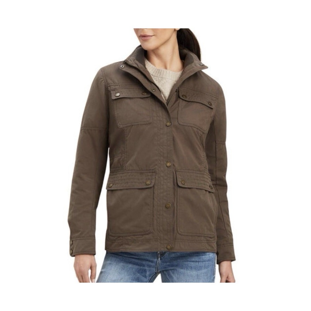Ariat Women's Calumet Field Jacket Waxed Canvas Barn Chore Coat XS Equestrian